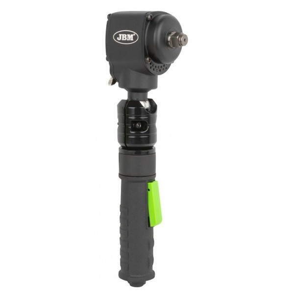 Smūginis kampinis veržliasūkis su kardanine galvute 1/2" JBM 54340 Smūginis kampinis veržliasūkis su kardanine galvute 1/2" JBM 54340